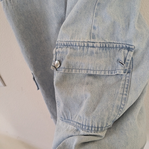 Vintage AML denim jumper 100% cotton size medium - Picture 4 of 5